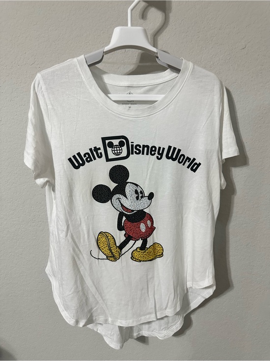 Disney Tops - Walt Disney World Mickey bedazzled shirt Size Medium